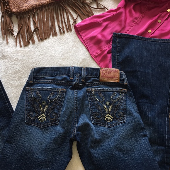 Lucky Brand Denim - Lucky Brand Dungarees Buckle LIL EMERALD JEAN 6 31